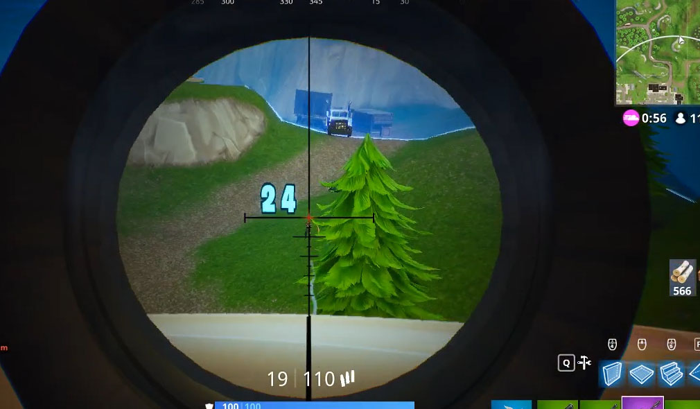 Fortnite Damage Counter Scoped Rifle