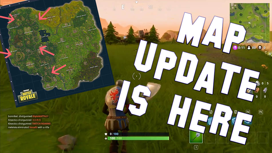 Fortnite Battle Royale Map Update and More